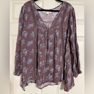 Vintage Havana 3/4 sleeve top